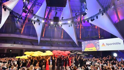 Der Ball des Sports wurde von der Deutschen Sporthilfe veranstaltet.
