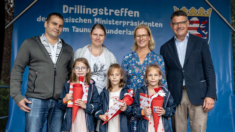 Ministerpräsident Rhein beim Drillingstreffen 2025 Ministerpräsident Rhein beim Drillingstreffen 2025