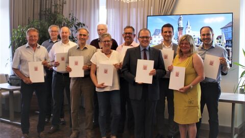 Übergabe Förderbescheide Groß-Umstadt Übergabe Förderbescheide Groß-Umstadt
